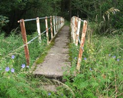 Aberwick Ford Footbridge.
