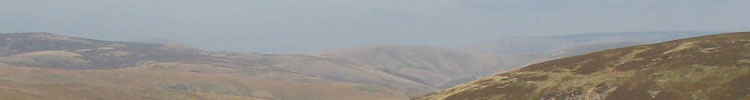 View looking east from above Chew Green