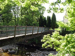Bridge End Footbridge from the west