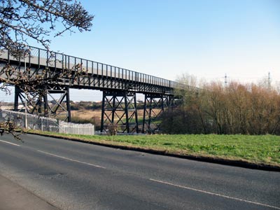 Bedlington Viaduct looking south east