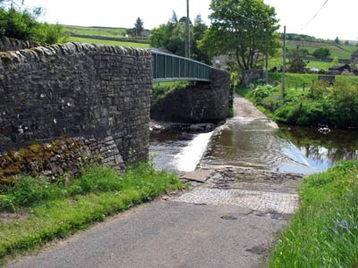 Britton Bridge and Ford looking south