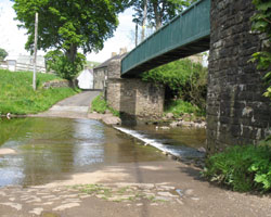 Britton Bridge and ford looking north
