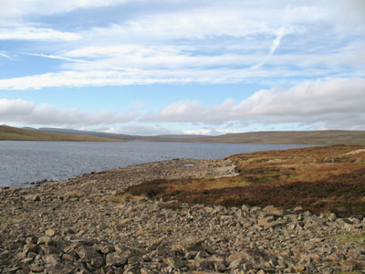 Cow Green Reservoir looking east