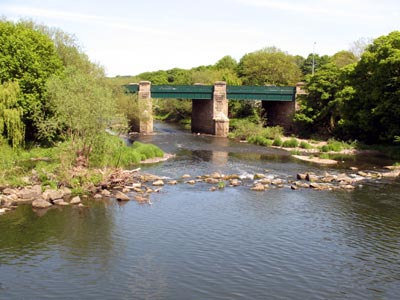 Croxdale Bridge from the west