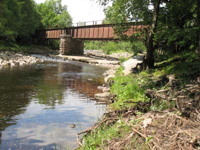 Eastgate Railway Bridge from the east