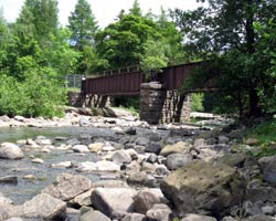 Eastgate Railway Bridge from the west