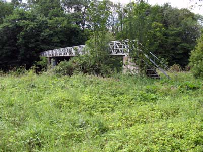 Harperley Footbridge from the east