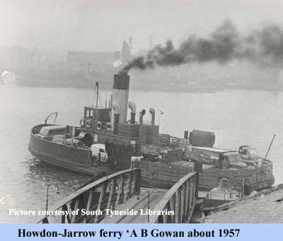 Howdon-Jarrow ferry A B Gowan about1957