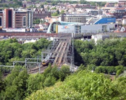 King Edward VII Bridge from Windmill Hills