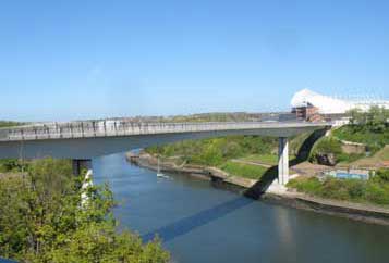 Keel Crossing from south east bank