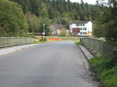 Kielder Bridge looking towards the estate
