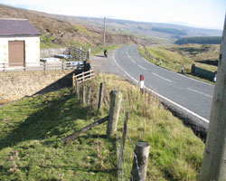 View of road over Killhopehead Bridge looking southeast