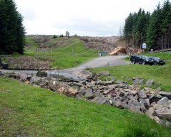 Killhope Mine entrance and ford