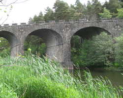 Kielder Viaduct from south east river bank