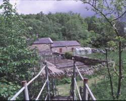 Leadmill Footbridge and old house