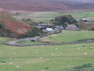 View to Linbriggs Bridge and south
