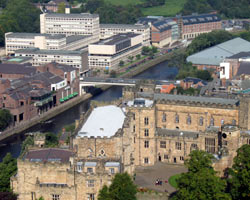 Milburngate Bridge from cathedral tower