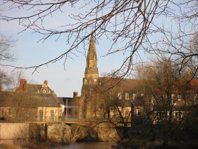 St George's Church and Chantry Bridge, Morpeth