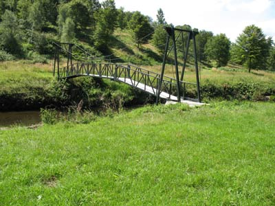 New Footbridge Hulne Park
