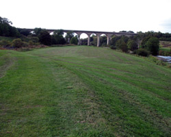 Newton Cap Viaduct from the east