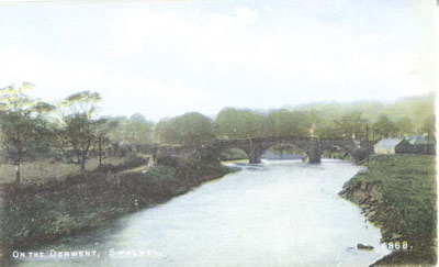 Old Swalwell Bridge postcard