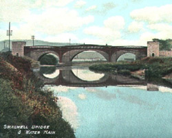 Old Swalwell Bridge postcard