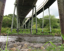 Ovingham Bridges from below