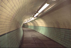 Tyne Pedestrain and Cyclist's Tunnel south entrance plaque