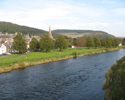View from Peebles Bridge
