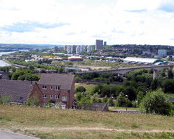 Redheugh Bridge from Windmill Hills