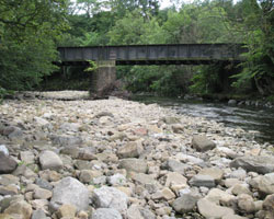 Rogerley Railway Bridge from north west
