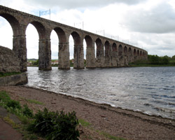 Royal Border Bridge Berwick - from northwest