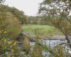 Scoberry Footbridge looking north