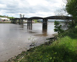 Scotswood Railway Bridge from south west