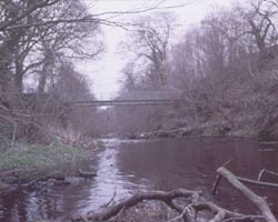 Shotley Bridge east footbridge