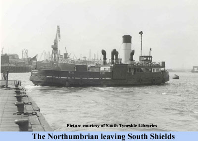 The Northumbrian leaving South Shields