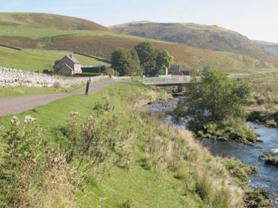 Shillmoor Bridge looking east
