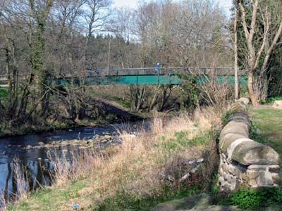Shotley Bridge - the new footbridge