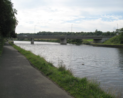Stakeford Bridge looking east