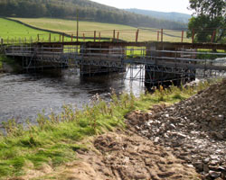 Stobo Bridge under reconstruction
