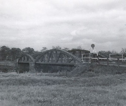 Former Tarset Tyne bridge