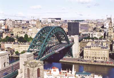 The Tyne Bridge and Newcastle