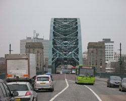 The Tyne Bridge looking towards Newcastle