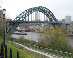 The Tyne Bridge from St Mary's Gateshead