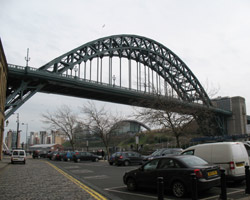 The Tyne Bridge Gateshead side