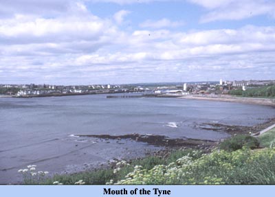 River mouth from Tynemouth