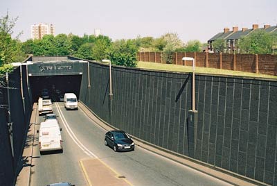 Tyne Road Tunnel - Jarrow entrance
