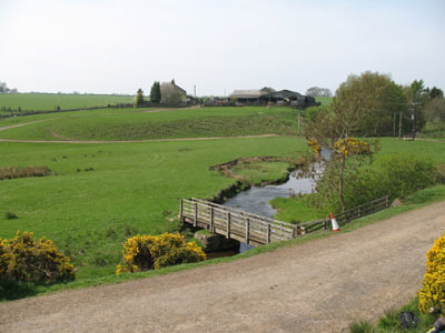 Dean House Footbridge looking north