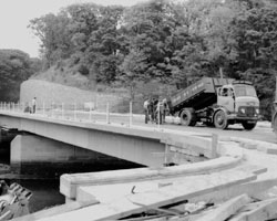 Warkworth New Bridge under construction