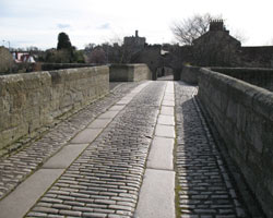 Warkworth Old Bridge, looking south
